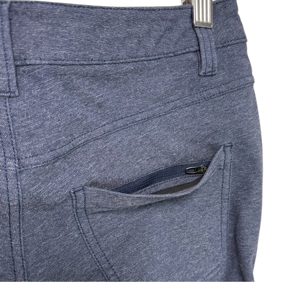 SOLD LULULEMON ABC Pant Skinny *Tech Canvas 32" Size 28 Heathered Deep Navy - Picture 9 of 11